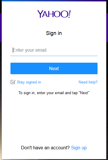 How to sign in to your Yahoo mail account